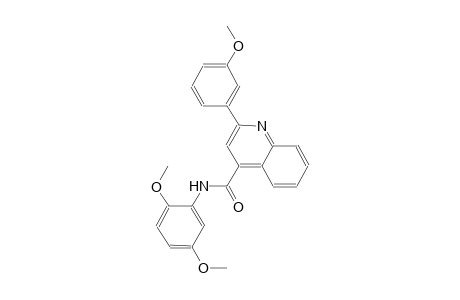 N-(2,5-dimethoxyphenyl)-2-(3-methoxyphenyl)-4-quinolinecarboxamide