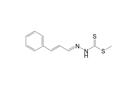 Methyl (2E)-2-[(2E)-3-phenyl-2-propenylidene]hydrazinecarbodithioate