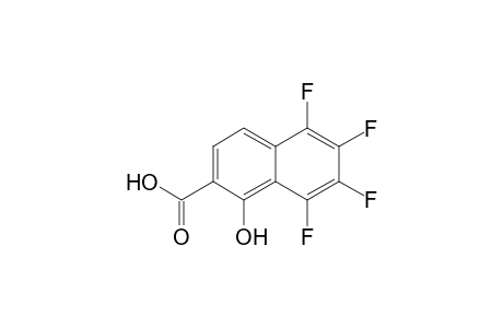 2-Naphthalenecarboxylic acid, 5,6,7,8-tetrafluoro-1-hydroxy-