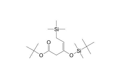 TERT.-BUTYL-(E)-3-[TERT.-BUTYL-(DIMETHYL)-SILYLOXY]-5-TRIMETHYLSILYL-3-PENTENOATE