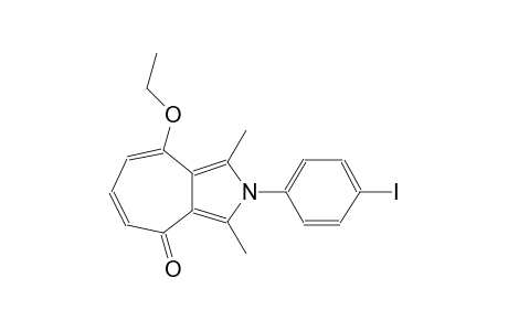 8-ethoxy-2-(4-iodophenyl)-1,3-dimethylcyclohepta[c]pyrrol-4(2H)-one