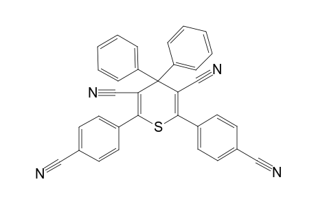 3,5-Dicyano-2,6-bis[(4'-cyanophenyl]-4,4-diphenyl-4H-thiopyran