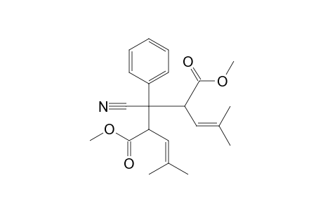 Pentanedioic acid, 3-cyano-2,4-bis(2-methyl-1-propenyl)-3-phenyl-, dimethyl ester