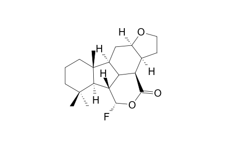 21-ALPHA-FLUORO-7-NOR-12,13,15,16-TETRAHYDROVOUACAPANO-17-BETA,21-ALPHA-LACTONE