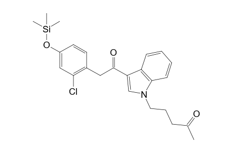 5-(3-(2-(2-chloro-4-((trimethylsilyl)oxy)phenyl)acetyl)-1H-indol-1-yl)pentan-2-one