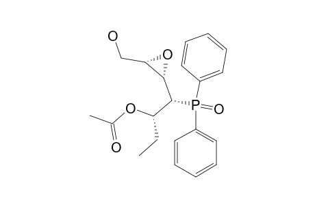 (2S,3R,4R,5R)-5-ACETOXY-4-DIPHENYL-PHOSPHINOYL-2,3-EPOXY-HEPTAN-1-OL