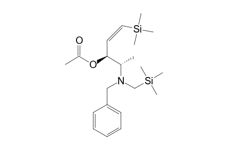 (3R,4S)-1-(TRIMETHYLSILYL)-3-ACETOXY-4-[N-BENZYL-N-[(TRIMETHYLSILYL)-METHYL]-AMINO]-1-(Z)-PENTENE