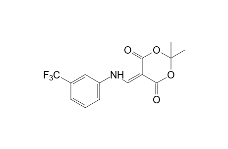 [(alpha,alpha,alpha-TRIFLUORO-m-TOLUIDINO)METHYLENE]MALONIC ACID, CYCLIC ISOPROPYLIDENE ESTER