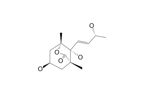 7,8-DEHYDRO-5,11-OLIDE-3,6,9-TRIHYDROXY-MEGASTIGMANE