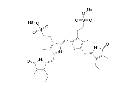 8,12-BIS-(2-ETHANESULFONIC-ACID-SODIUM-SALT)-3,17-DIETHYL-2,7,13,18-TETRAMETHYL-(21H,24H)-BILIN-1,19-DIONE;SODIUM-SALT-OF-BIS-SULFONIC-ACID-