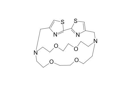 4,4'-[N,N':N,N'-BIS-(3,6-DIOXAOCTAMETHYLENE)-BIS-(AMINOMETHYL)]-2,2'-BITHIAZOLE;4,4'-[(1,4,10,13-TETRAOXA-7,16-DIAZACYCLOOCTADECANE-7,16-DIYL)-BIS-(METHYLENE)]