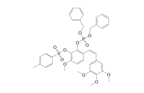 (Z)-1-[3',4',5'-TRIMETHOXYPHENYL]-2-[2''-[(BENZYL)-OXY]-PHOSPHORYL)-OXY]-3''-[(PARA-TOLUENESULFONYL)-OXY]-4''-METHOXYPHENYL]-ETHENE