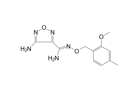 4-Amino-N'-(2-methoxy-4-methyl-benzyl)oxy-furazan-3-carboxamidine