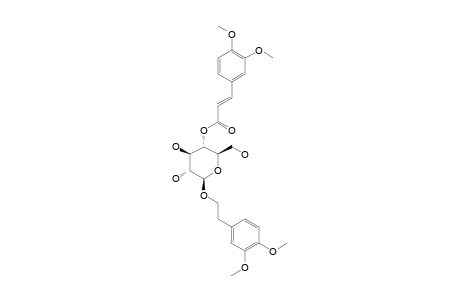 1-O-3,4-DIMETHOXY-PHENYLETHYL-6-O-CINNAMOYL-BETA-D-GLUCOPYRANOSE