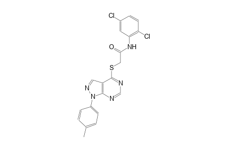 N-(2,5-dichlorophenyl)-2-{[1-(4-methylphenyl)-1H-pyrazolo[3,4-d]pyrimidin-4-yl]sulfanyl}acetamide