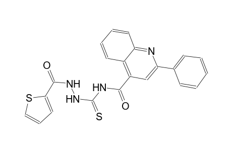 2-phenyl-N-{[2-(2-thienylcarbonyl)hydrazino]carbothioyl}-4-quinolinecarboxamide