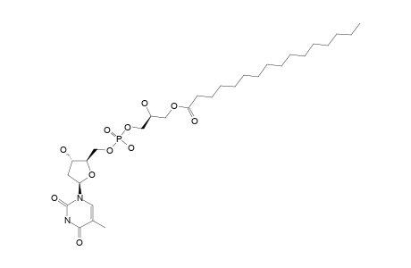 5'-O-(1-O-PALMITOYL-SN-GLYCERO-3-PHOSPHORYL)-2'-DEOXYTHYMIDINE