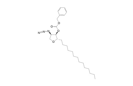 (2S,3R,4R)-4-AZIDO-2-(TETRADECYL)-TETRAHYDROFURAN-3-YL-BENZYL-CARBONATE