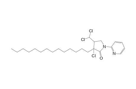 3-Chloro-N-(2-pyridyl)-4-dichloromethyl-3-tetradecyl-2-pyrrolidinone