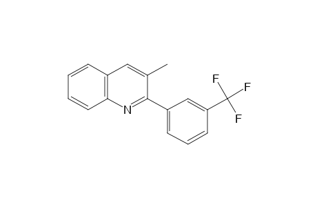 QUINOLINE, 3-METHYL-2-/A,A,A-TRI- FLUORO-M-TOLYL/-,