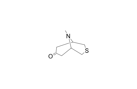 3-THIA-9-AZABICYCLO[3.3.1]NONAN-7-ONE, 9-METHYL-