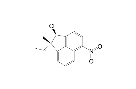 Acenaphthylene, 2-chloro-1-ethyl-1,2-dihydro-1-methyl-5-nitro-, cis-