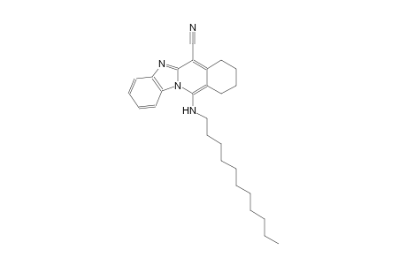 11-(undecylamino)-7,8,9,10-tetrahydrobenzimidazo[1,2-b]isoquinoline-6-carbonitrile