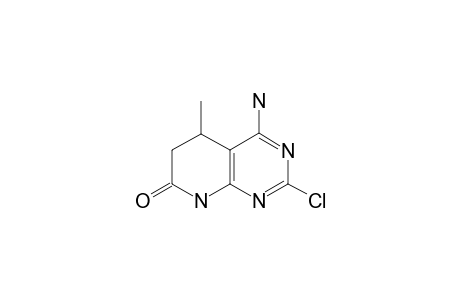 4-AMINO-2-CHLORO-5,6-DIHYDRO-5-METHYL-PYRIDO-[2.3-D]-PYRIMIDIN-7(8H)-ONE