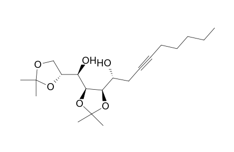 (1R)-1-[(4R,5S)-5-[(R)-[(4R)-2,2-dimethyl-1,3-dioxolan-4-yl]-hydroxymethyl]-2,2-dimethyl-1,3-dioxolan-4-yl]-3-nonyn-1-ol