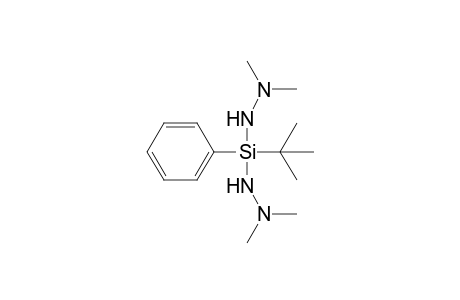 Hydrazine, 1,1'-[(1,1-dimethylethyl)phenylsilylene]bis[2,2-dimethyl-