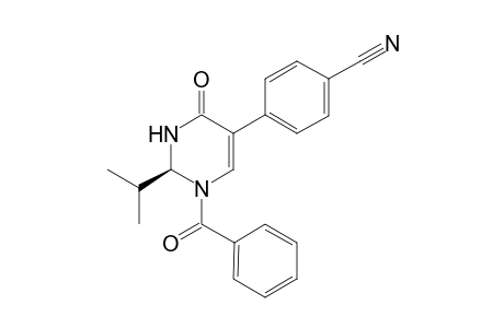 1-Benzoyl-(2S)-isopropyl-5-(benzonitrile)-2,3-dihydro-4(1H)-pyrimidin-4-one