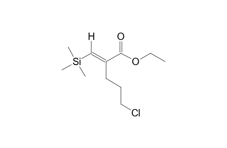 ETHYL-(E)-2-(3-CHLOROPROPYL)-3-(TRIMETHYLSILYL)-PROP-2-ENOATE