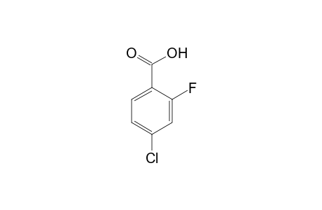 4-Chloro-2-fluorobenzoic acid