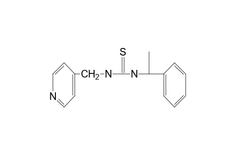 1-(alpha-methylbenzyl)-3-[(4-pyridyl)methyl]-2-thiourea