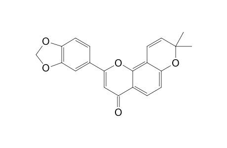 3',4'-METHYLENEDIOXY-6'',6''-DIMETHYL-CHROMENO-[2'',3'':7,8]-FLAVONE