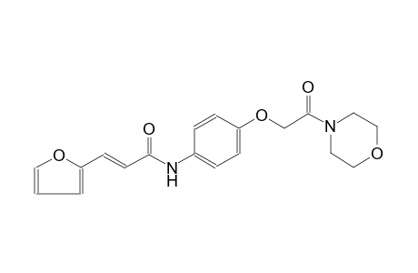 3-Furan-2-yl-N-[4-(2-morpholin-4-yl-2-oxo-ethoxy)-phenyl]-acrylamide