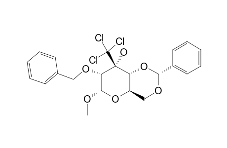 METHYL-2-O-BENZYL-4,6-O-BENZYLIDENE-3-C-TRICHLOROMETHYL-ALPHA-D-ALLOSIDE