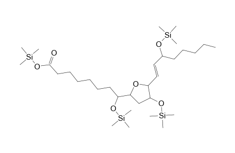 2-Furanoctanoic acid, tetrahydro-.eta.,4-bis[(trimethylsilyl)oxy]-5-[3-[(trimethylsilyl)oxy]-1-octenyl]-, trimethylsilyl ester