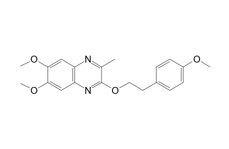 6,7-dimethoxy-2-[(p-methoxyphenethyl)oxy]-3-methylquinoxaline