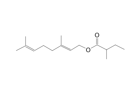 Geranyl 2-methyl butanoate