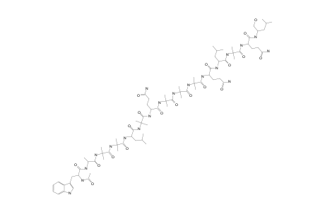 AMPULLOSPORIN;AC-TRP-ALA-AIB-AIB-LEU-AIB-GLN-AIB-AIB-AIB-GLN-LEU-AIB-GLN-LEU-OH