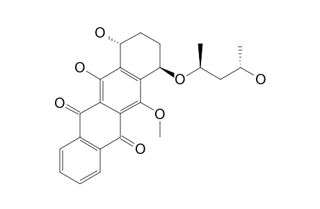 [7R-(7-ALPHA,10-BETA)]-10,11-DIHYDROXY-7-[(1'R,3'R)-3'-HYDROXY-1'-METHYLBUTOXY]-6-METHOXY-7,8,9,10-TETRAHYDRONAPHTHACENE-5,12-DIONE