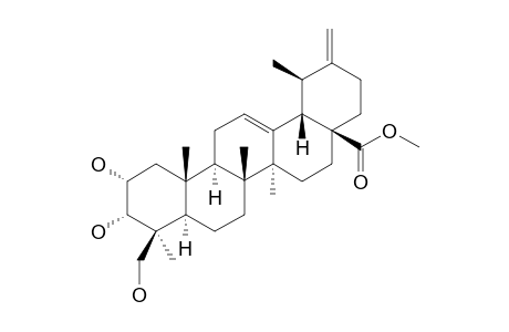 2-ALPHA,3-ALPHA,24-TRIHYDROXY-URSA-12,20(30)-DIEN-28-OIC-ACID-METHYLESTER