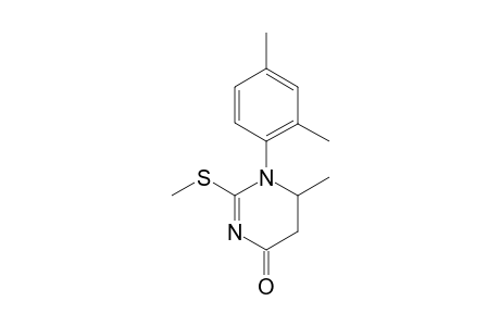 1-(2,4-DIMETHYLPHENYL)-2-METHYLTHIO-6-METHYL-1,4,5,6-TETRAHYDROPYRIMIDIN-4-ONE