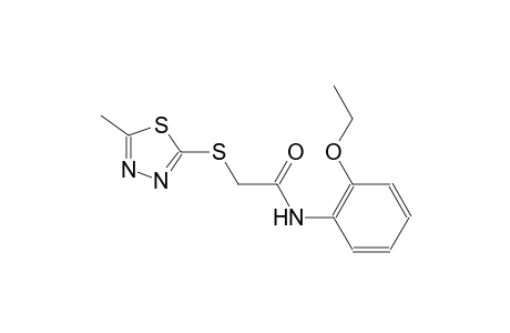 N-(2-Ethoxy-phenyl)-2-(5-methyl-[1,3,4]thiadiazol-2-ylsulfanyl)-acetamide