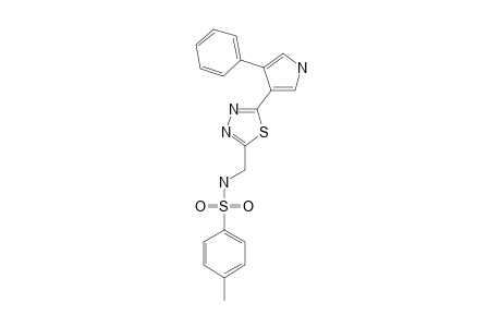 2-(PARA-METHYL-PHENYLSULFONYLAMINOMETHYL)-5-(4-PHENYL-1H-PYRROLE-3-YL)-1,3,4-THIADIAZOLE