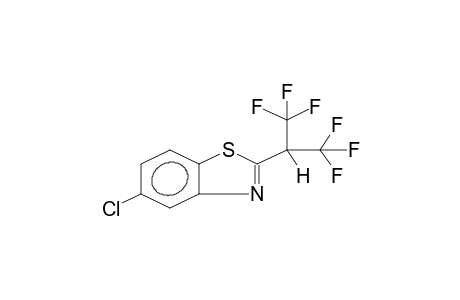 2-(ALPHA-HYDROHEXAFLUOROISOPROPYL)-5-CHLOROBENZO-1,3-THIAZOLE