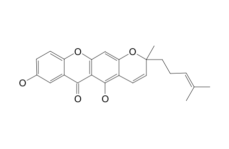 1,7-DIHYDROXY-6'-METHYL-6'-(4-METHYL-3-PENTENYL)-PYRANO-(2',3':3,2)-XANTHONE