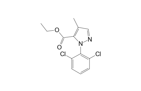 2-(2,6-dichlorophenyl)-4-methyl-pyrazole-3-carboxylic acid ethyl ester