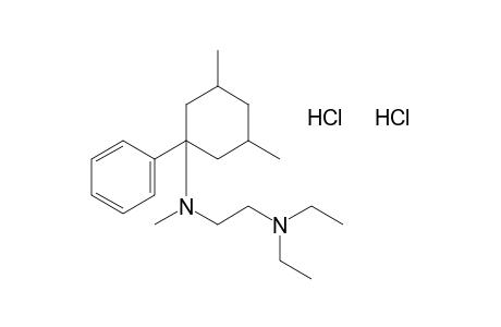 N,N-diethyl-N'-(3,5-dimethyl-1-phenylcyclohexyl)-N'-methylethylenediamine, dihydrochloride